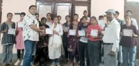 फिरोजाबाद: एससी-एसटी वर्ग के मेधावी छात्र-छात्राऐं हुई सम्मानित