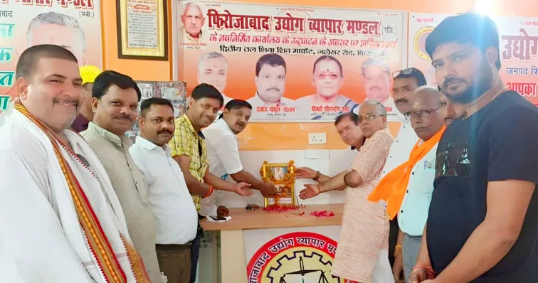 फिरोजाबाद: भामाशाह की मनी जयंती व्यापारियों को किया सम्मानित