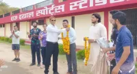 फिरोजाबाद: जिला ओलंपिक एसोसिएशन ने नवागत जिला क्रीड़ा अधिकारी का किया स्वागत