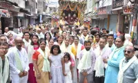 सुहागनगरी में गाजे-बाजे के साथ निकली भगवान जगन्नाथ की रथ यात्रा