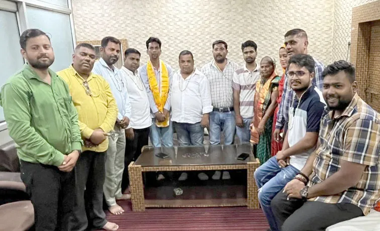 फिरोजाबाद: भाजपा पश्चिम मंडल की टीम का हुआ स्वागत