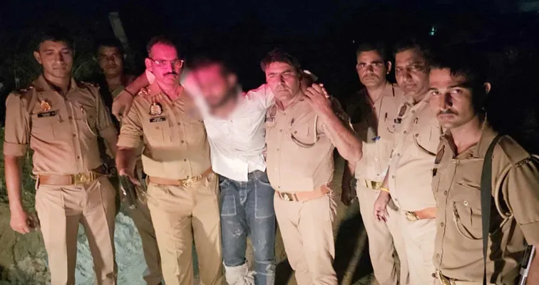 फिरोजाबाद: नाबालिग बालिका के साथ दुष्कर्म करने वाला आरोपी मुठभेड़ में गिरफ्तार