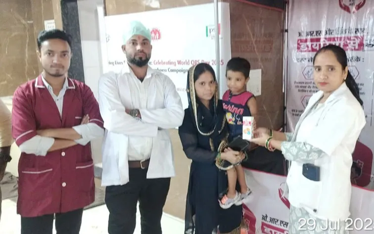 फिरोजाबाद: डायरिया के प्रति जन जागरूकता के लिए वल्र्ड (ओआरएस) डे मनाया गया