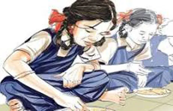 फिरोजाबाद: मिड डे मिल खाकर तीन छात्राओं के पेट में हुआ दर्द