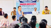 फिरोजाबाद: किड्स कॉनर स्कूल में आयोजित हुआ कैंसर जागरूकता कार्यक्रम