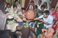 फिरोजाबाद: श्रावण मास के दूसरे सोमवार को बम-बम भोले से गूंजी शहर की राहें