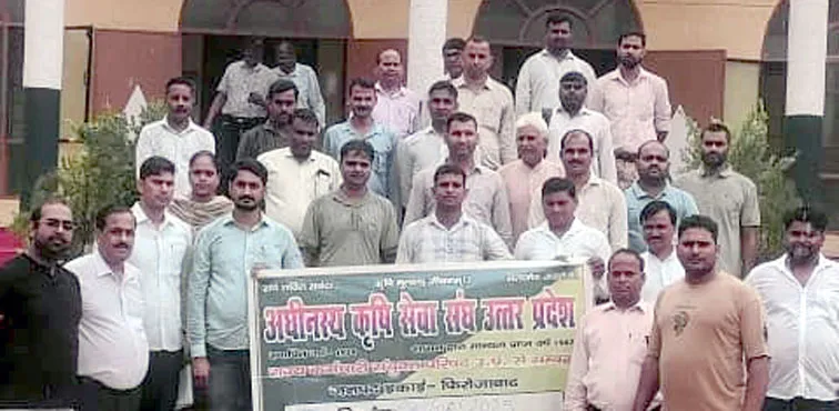 फिरोजाबाद: कृषि प्राविधिक सहायकों ने दिया डीएम को ज्ञापन