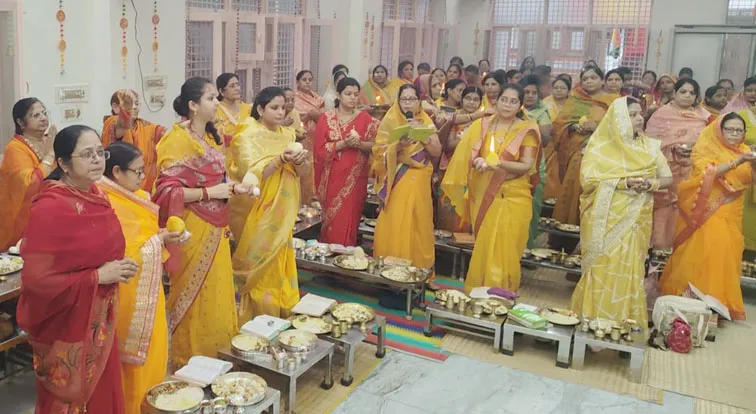 फिरोजाबाद: दशलक्षण पर्व के चैथे दिन नौवें तीर्थंकर पुष्पदंत महाराज का मना मोक्ष कल्याणक