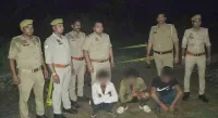 फिरोजाबाद: मंदिर से चोरी करने वाले बदमाशों से पुलिस की मुठभेड़, चार आरोपी गिरफ्तार