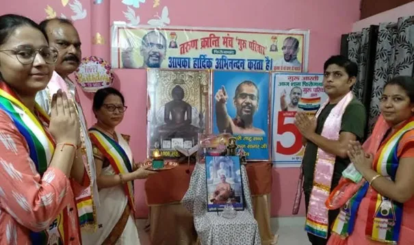 फिरोजाबाद: क्रांतिकारी राष्ट्र संघ मुनि तरुण सागर महाराज का मनाया सातवां स्मृति दिवस