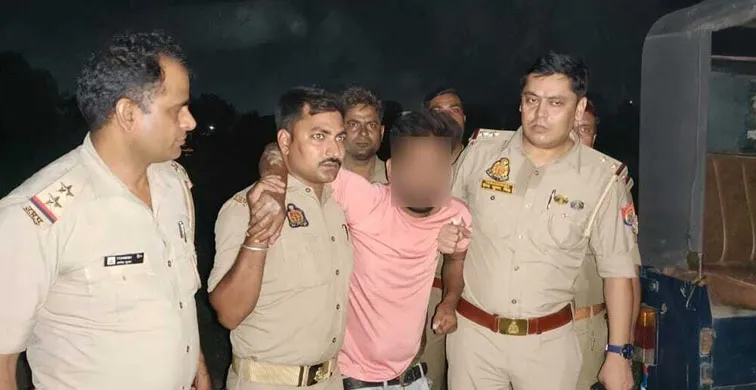 फिरोजाबाद: पंद्रह हजार का इनामिया बदमाश मुठभेड़ में दबोचा, पुलिस की गोली से घायल