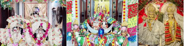 फिरोजाबाद: नगर के मंदिरों में मना शरदोत्सव, भक्तों ने किए दर्शन