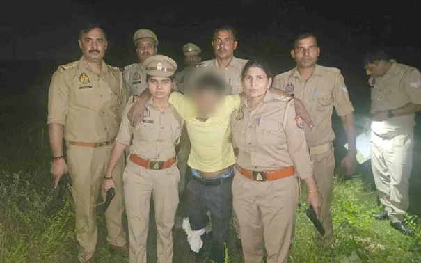 फिरोजाबाद: दुष्कर्म प्रयास का आरोपी अस्पताल से फरार, मुठभेड़ में पकड़ा