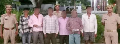 फिरोजाबाद: आधा दर्जन जुआरियों सहित आठ अरेस्ट