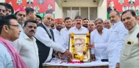 फिरोजाबाद: सपा कार्यालय पर मनाई गई डॉ राममनोहर लोहिया की पुण्यतिथि
