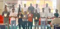 फिरोजाबाद: राष्ट्रीय खिलाड़ियों को किया सम्मानित