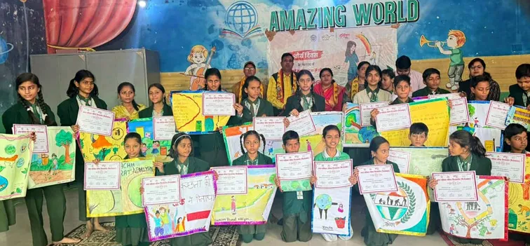 सिरसागंज: बच्चों ने स्वच्छता पर बनाए अमेजिंग पोस्टर 