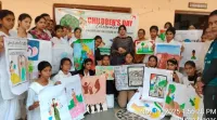 फिरोजाबाद: बाल दिवस पर चित्रकला प्रतियोगिता का आयोजन