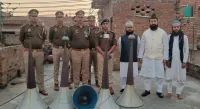 फिरोजाबाद: पुलिस ने अभियान चलाकर मजिस्दो ंसे उतरवाएं लाउडस्पीकर