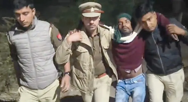 पुलिस मुठभेड़ में शातिर बदमाश गिरफ्तार, गोली से घायल