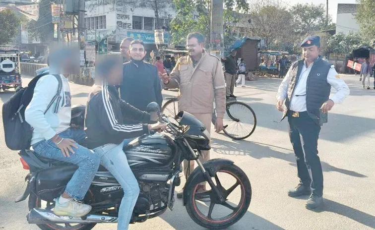 फिरोजाबाद: यातायात पुलिस ने 653 वाहनों को किया चालान