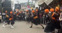 शिकोहाबाद: गुरु गोविंद सिंह के प्रकाश पर्व पर निकाला गया नगर संकीर्तन