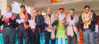 फिरोजाबाद: गोवर्धन धाम में हुआ अग्रोह विकास समिति का शपथ ग्रहण समारोह