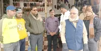 फिरोजाबाद: व्यापार मंडल ने जूता व्यवसाई को मद्द का भरोसा दिलाया