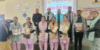 फिरोजाबाद: विश्व हिंदी दिवस पर हुई प्रतियोगिताऐं, विजयी प्रतिभागी हुए पुरस्कृत